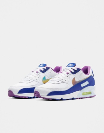 Nike Air Max 90 Se Bijele Plave - Muške Tenisice | 87103BOJY